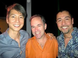 Jason Ma, Stephen Flaherty and Alan Ariano Photo